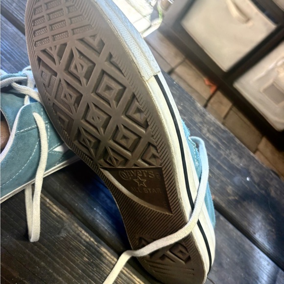 Converse Men's Blue Suede Sneakers size 9 - Picture 6 of 7